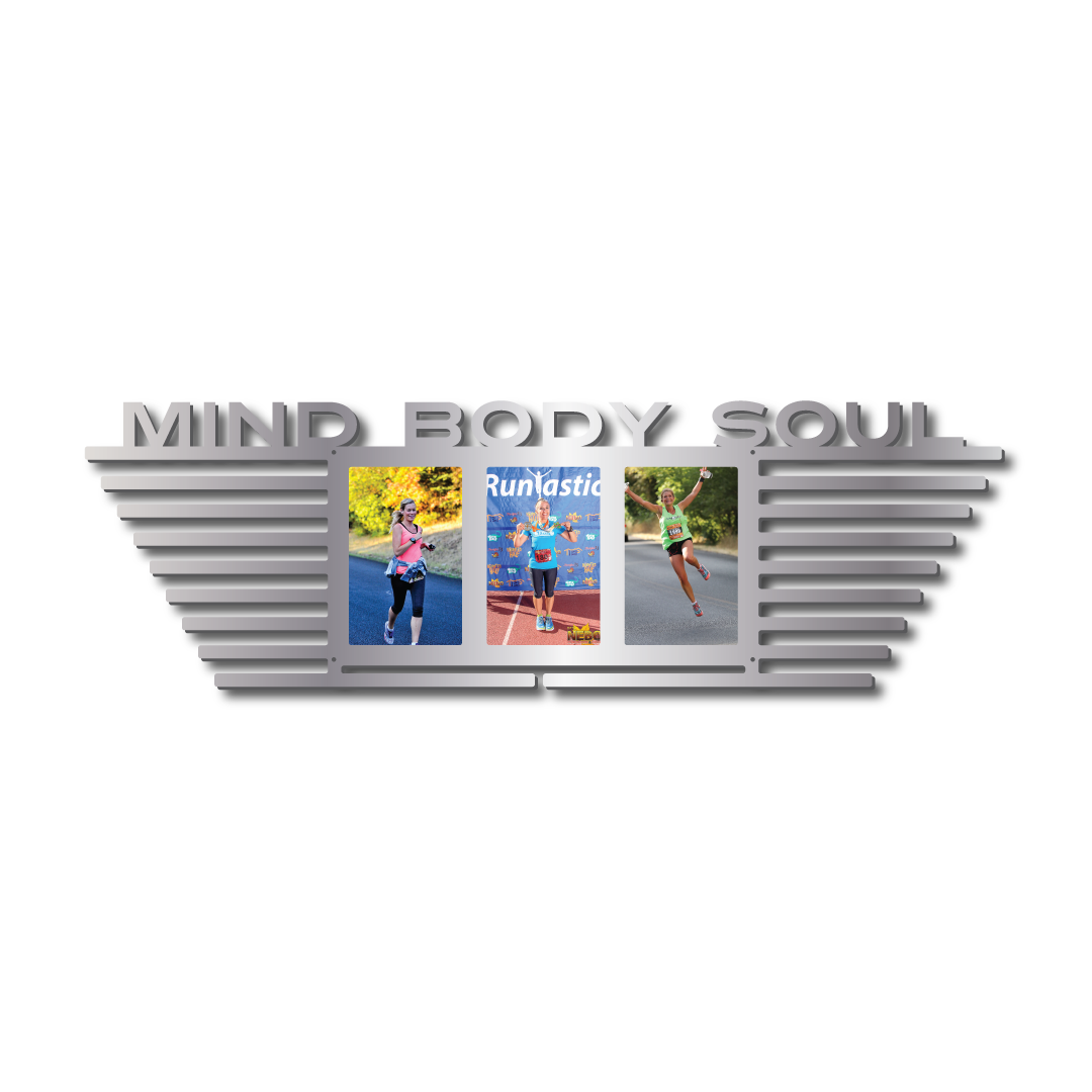 Mind, Body & Soul 3 Picture Frame Medal Display Rack - Image 2