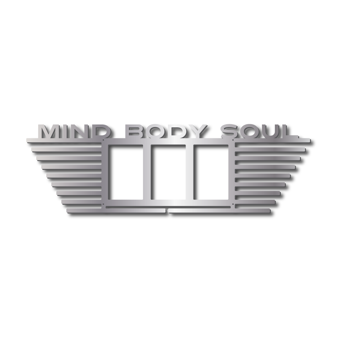 Mind, Body & Soul 3 Picture Frame Medal Display Rack