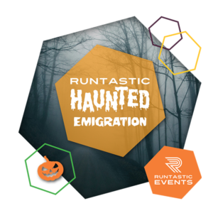 Runtastic Emigration HAUNTED logo